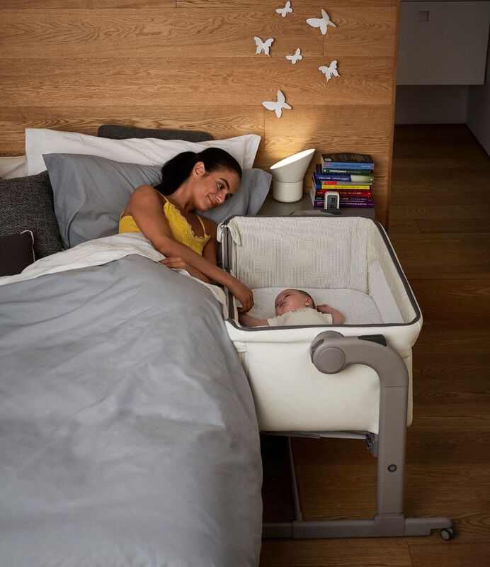 Next2me Magic Co-Sleeping Crib (Cool Grey) image number null